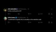X user claims new Grand Theft Auto video could go live on YouTube soon 2/2 (Image via X/@GTASixJoker)